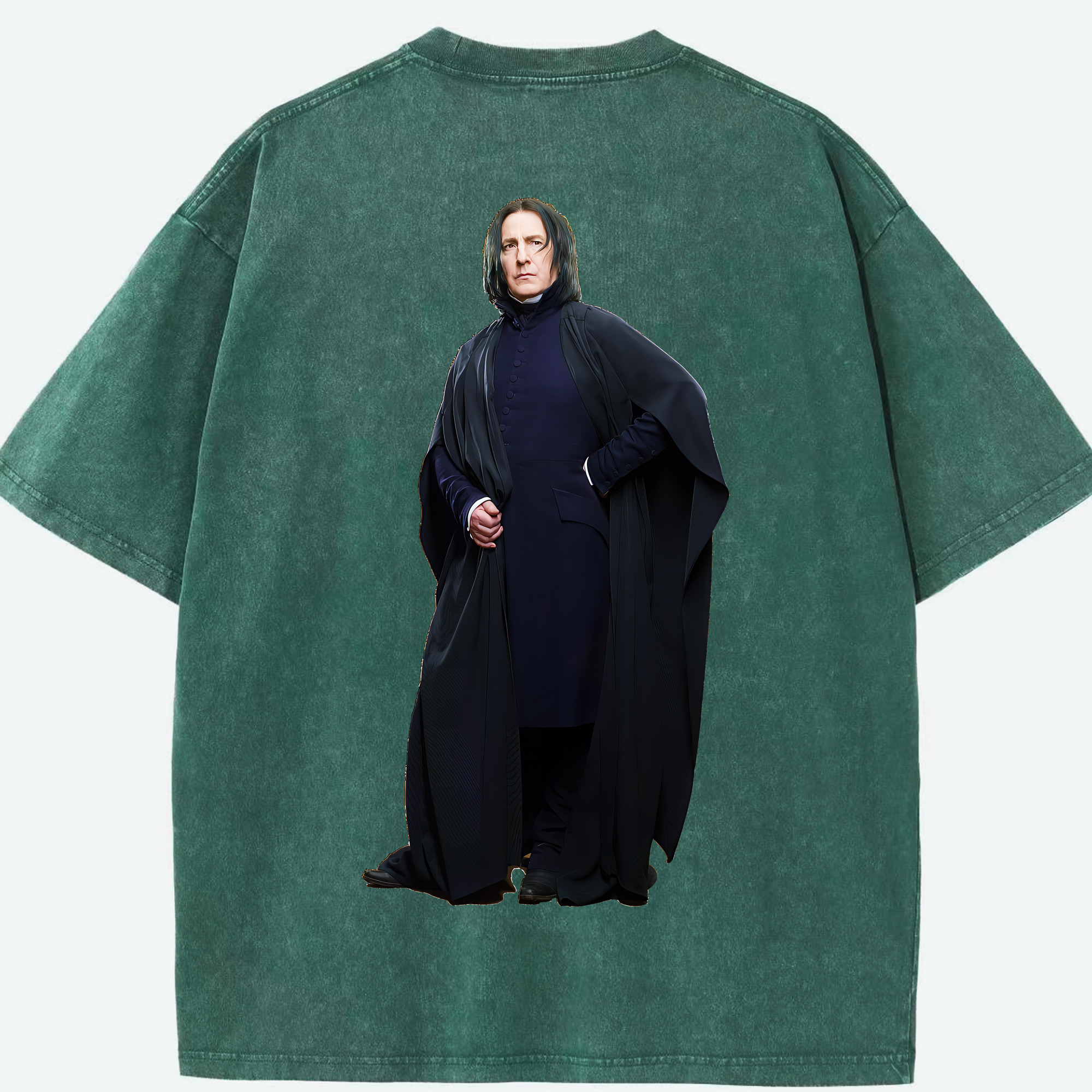 （画像用） Harry Potter ハリー・ポッターシリーズ 綿100% ヴィンテージ風 半袖Tシャツ（背面プリント）